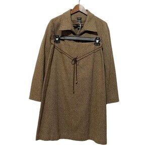 Haggar Womens Two Piece Skirt Suit Wool Blend